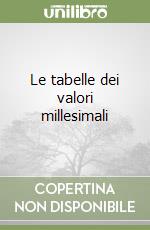 Le tabelle dei valori millesimali