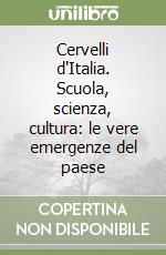 Cervelli d'Italia. Scuola, scienza, cultura: le vere emergenze del paese libro