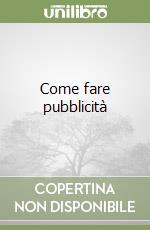 Come fare pubblicità libro