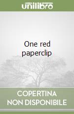 One red paperclip libro