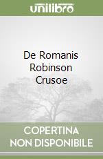 De Romanis Robinson Crusoe libro