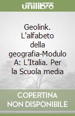 Geolink. L'alfabeto della geografia-Modulo A: L'Italia. Per la Scuola media libro