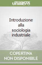 Introduzione alla sociologia industriale libro