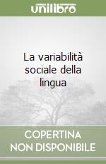 La variabilità sociale della lingua libro