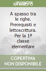 A spasso tra le righe. Prerequisiti e lettoscrittura. Per la 1ª classe elementare libro