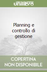 Planning e controllo di gestione libro