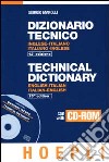 Dizionario tecnico inglese-italiano, italiano-inglese libro