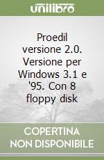 Proedil versione 2.0. Versione per Windows 3.1 e '95. Con 8 floppy disk libro