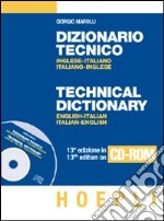 Dizionario tecnico inglese-italiano, italiano-inglese. CD-ROM