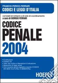 Codice penale 2004 libro