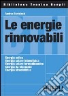 Le energie rinnovabili libro