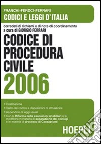 Codice di procedura civile 2006 libro