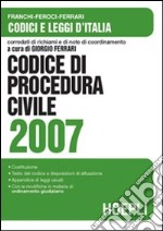 Codice di procedura civile 2007 libro