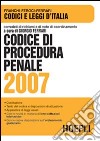 Codice di procedura penale 2007 libro