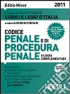 Codice penale. Procedura penale. Ediz. minore libro