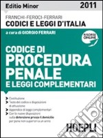 Codice di procedura penale 2011. Ediz. minore