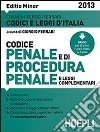Codice penale e di procedura penale 2013. Ediz. minore libro