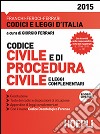 Codice civile e di procedura civile 2015 libro