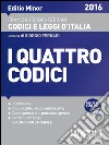 I quattro codici. Ediz. minore libro