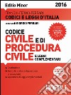 Codice civile e di procedura civile e leggi complementari. Ediz. minore libro