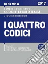 I quattro codici. Ediz. minore libro