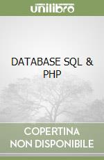 DATABASE SQL & PHP libro