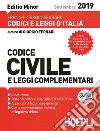 Codice civile e leggi complementari. Ediz. minore libro