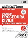 Codice di procedura civile e leggi complementari 2019 libro