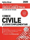 Codice civile e leggi complementari. Febbraio 2020. Ediz. minor libro