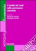 L'analisi dei costi nella governance aziendale libro