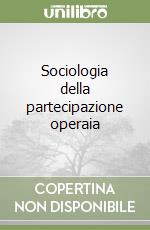 Sociologia della partecipazione operaia libro