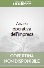 Analisi operativa dell'impresa libro