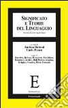 Significato e teorie del linguaggio libro