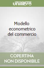 Modello econometrico del commercio libro