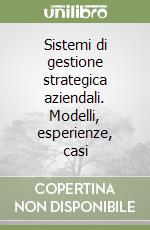 Sistemi di gestione strategica aziendali. Modelli, esperienze, casi