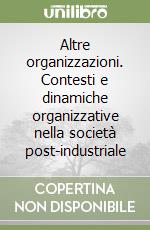 Altre organizzazioni. Contesti e dinamiche organizzative nella società post-industriale