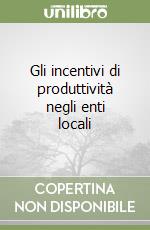 Gli incentivi di produttività negli enti locali libro