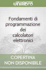 Fondamenti di programmazione dei calcolatori elettronici