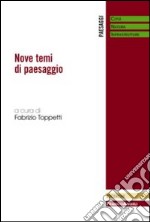 Nove temi di paesaggio libro