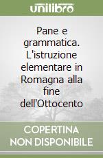 Pane e grammatica. L'istruzione elementare in Romagna alla fine dell'Ottocento libro