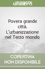 Povera grande città. L'urbanizzazione nel Terzo mondo libro