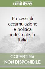 Processi di accumulazione e politica industriale in Italia libro