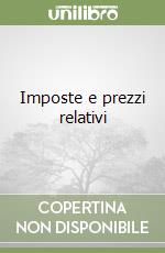 Imposte e prezzi relativi libro