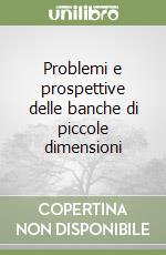 Problemi e prospettive delle banche di piccole dimensioni