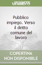 Pubblico impiego. Verso il diritto comune del lavoro libro