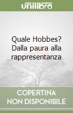 Quale Hobbes? Dalla paura alla rappresentanza libro