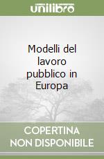 Modelli del lavoro pubblico in Europa libro