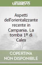 Aspetti dell'orientalizzante recente in Campania. La tomba 1ª di Cales libro