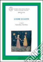 Le rime di Dante libro