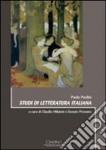 Studi di letteratura italiana